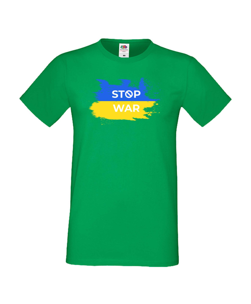Мъжка тениска Украйна Stop War 5 Мъжка тениска Украйна Stop War 5
