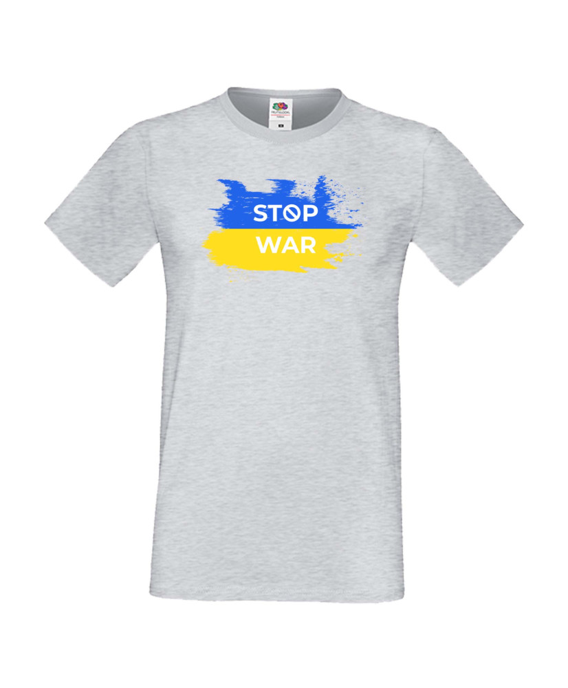 Мъжка тениска Украйна Stop War 5 Мъжка тениска Украйна Stop War 5