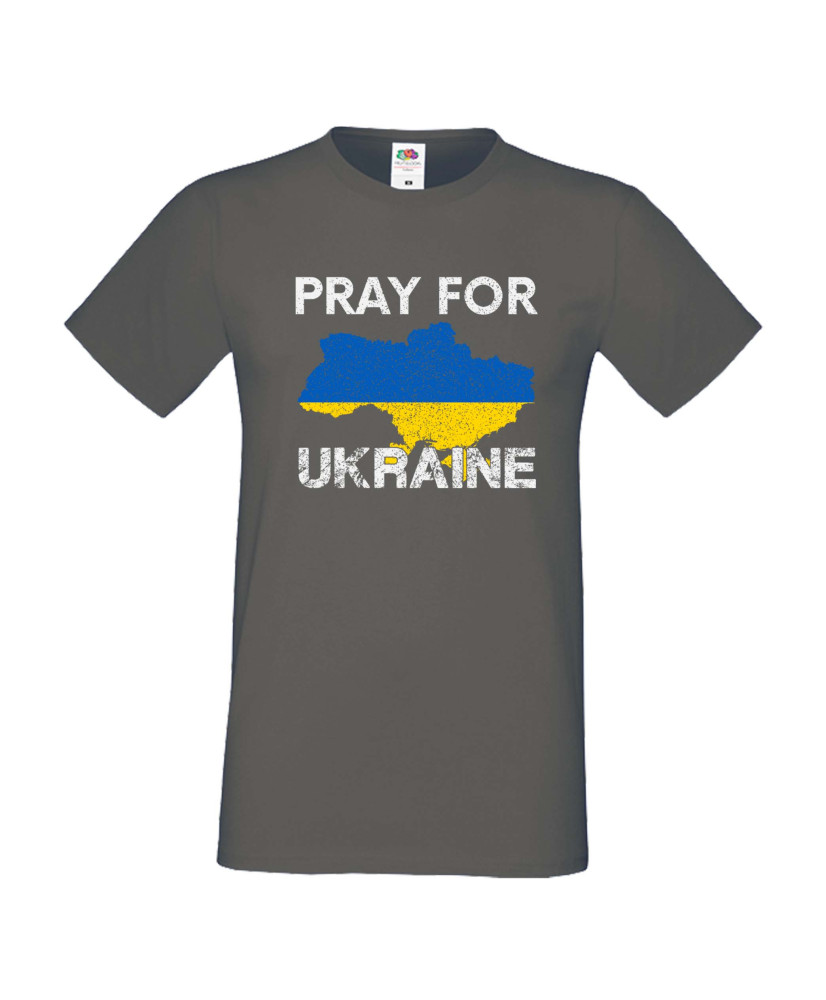 Мъжка тениска Украйна Pray For Ukraine 2
