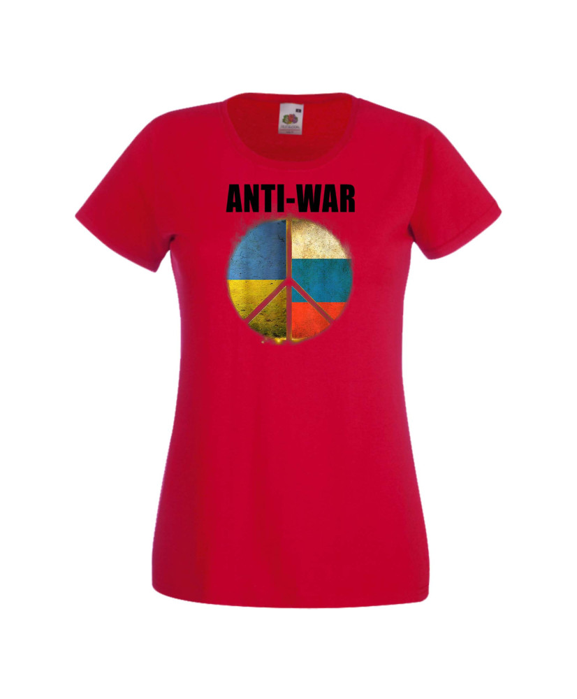 Дамска тениска Украйна Anti War Дамска тениска Украйна Anti War