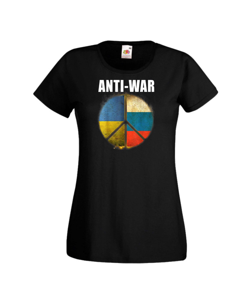Дамска тениска Украйна Anti War Дамска тениска Украйна Anti War
