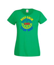 Дамска тениска Украйна Keep Calm And Stop War