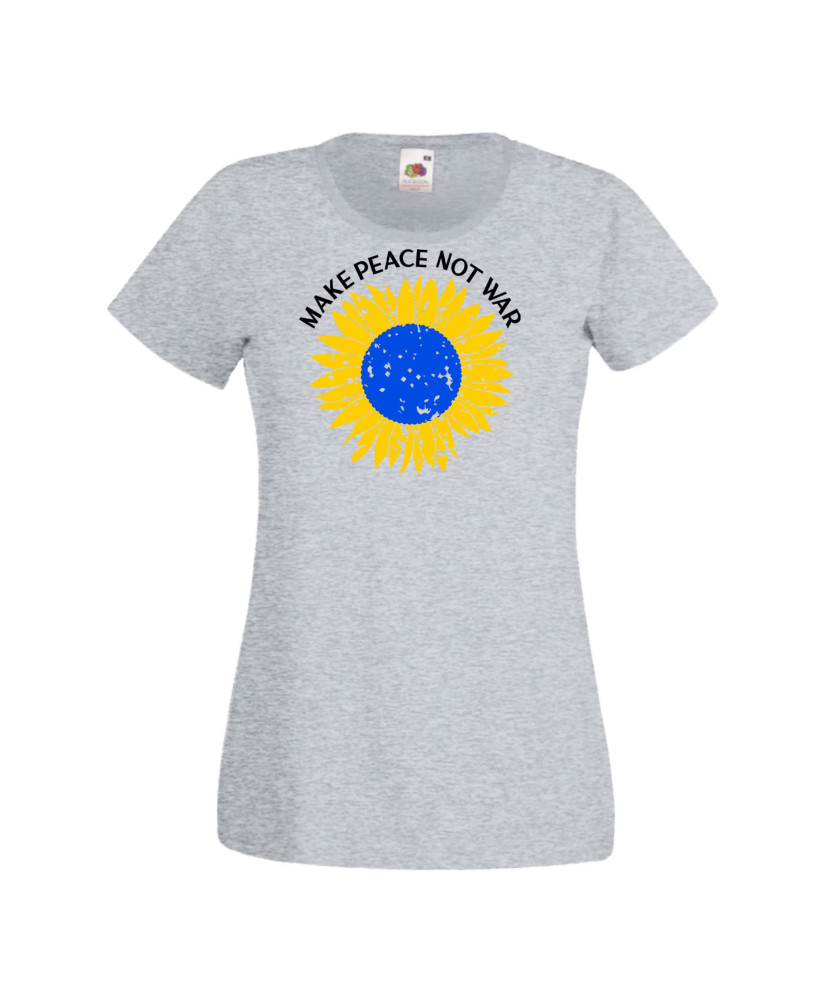 Дамска тениска Украйна Make Peace Not War