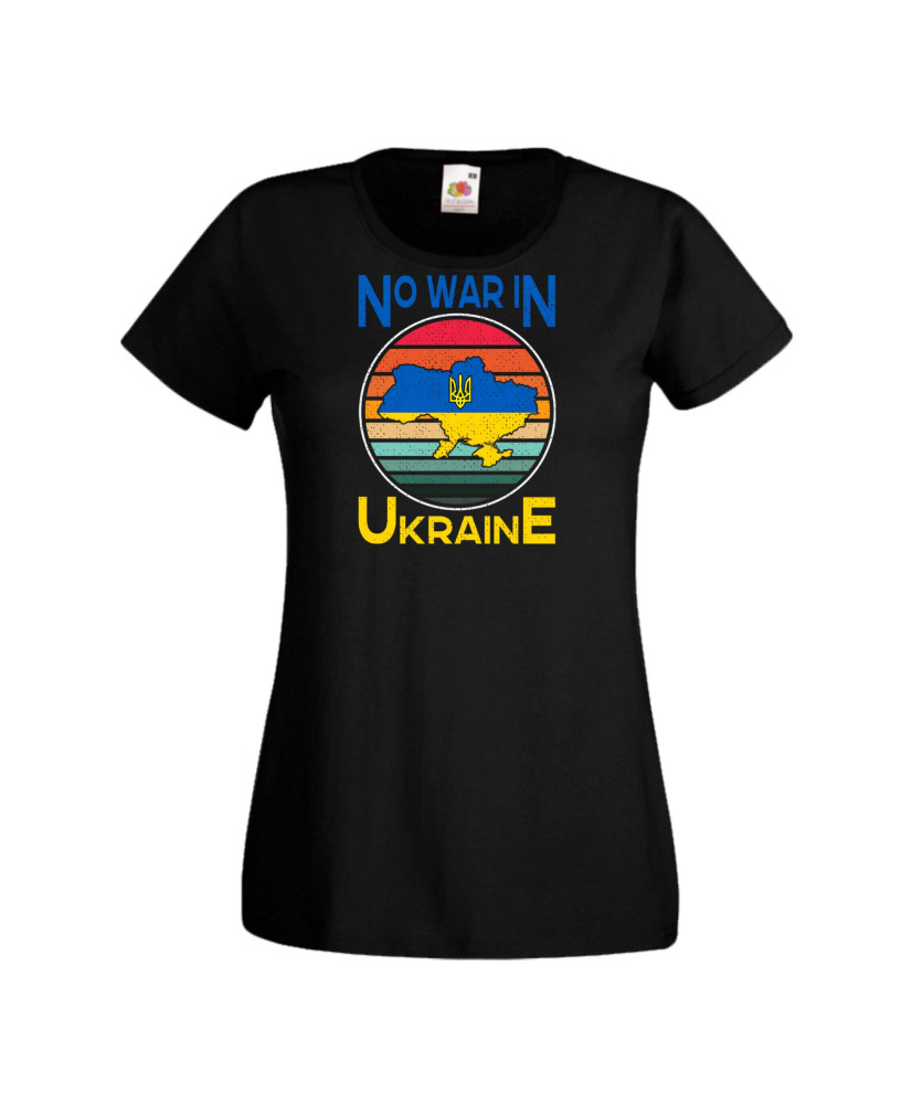 Дамска тениска Украйна No War In Ukraine 2 Дамска тениска Украйна No War In Ukraine 2