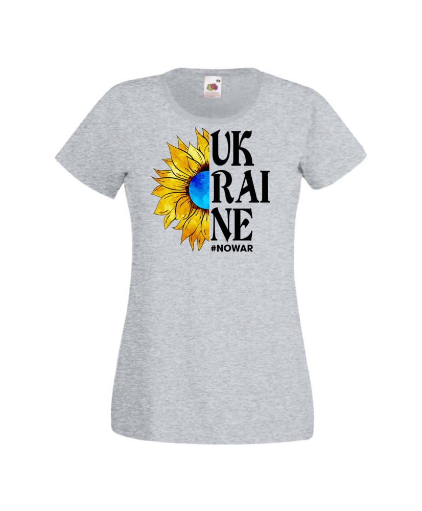 Дамска тениска Украйна No War In Ukraine Sunflower Дамска тениска Украйна No War In Ukraine Sunflower