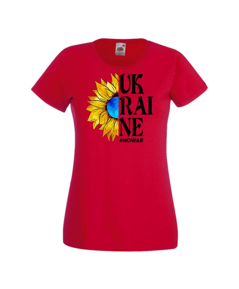 Дамска тениска Украйна No War In Ukraine Sunflower Дамска тениска Украйна No War In Ukraine Sunflower