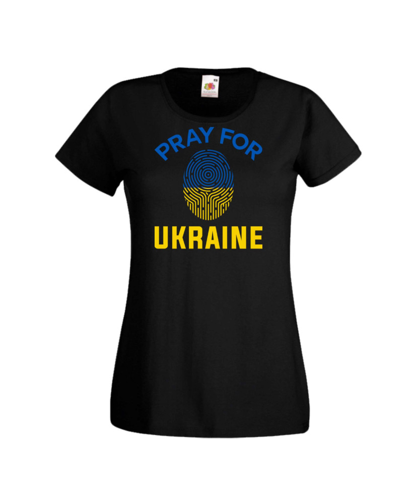 Дамска тениска Украйна Pray For Ukraine Дамска тениска Украйна Pray For Ukraine