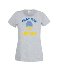 Дамска тениска Украйна Pray For Ukraine