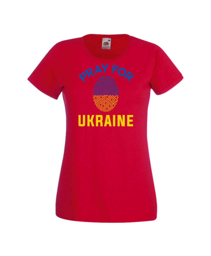 Дамска тениска Украйна Pray For Ukraine Дамска тениска Украйна Pray For Ukraine