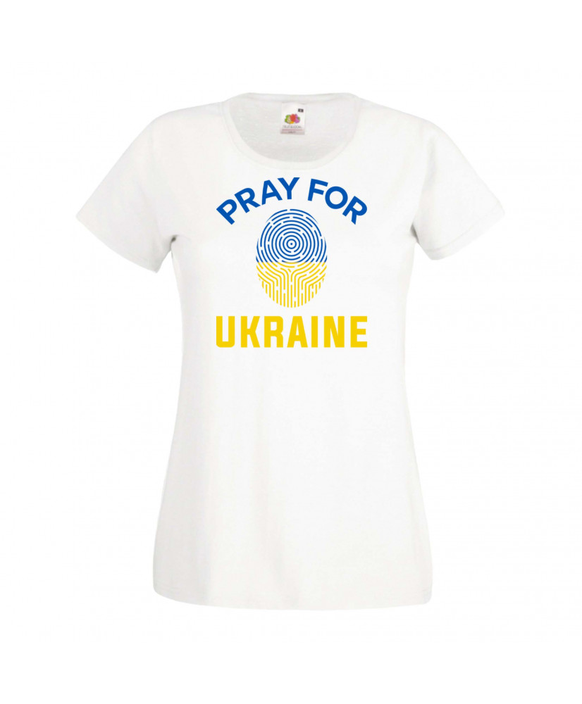 Дамска тениска Украйна Pray For Ukraine Дамска тениска Украйна Pray For Ukraine