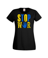 Дамска тениска Украйна Stop War 1