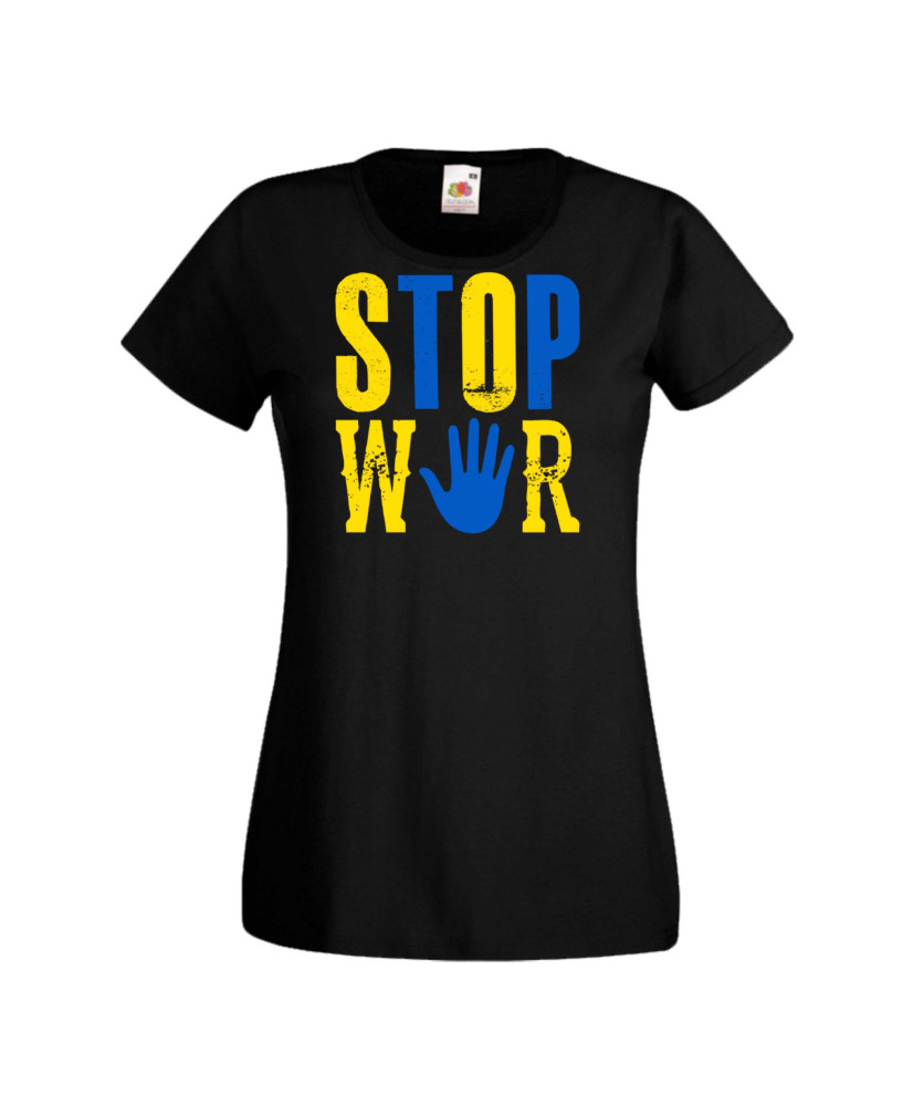 Дамска тениска Украйна Stop War 1 Дамска тениска Украйна Stop War 1