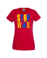 Дамска тениска Украйна Stop War 1