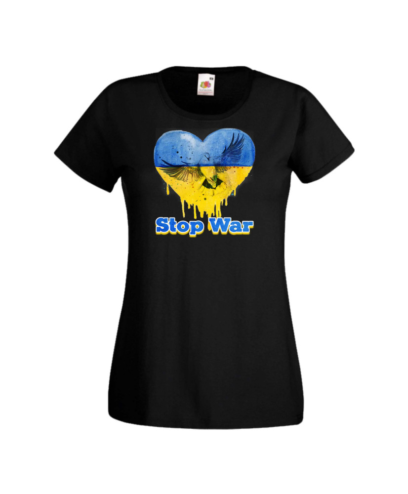 Дамска тениска Украйна Stop War 4 Дамска тениска Украйна Stop War 4