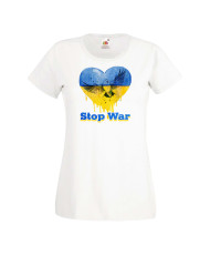 Дамска тениска Украйна Stop War 4