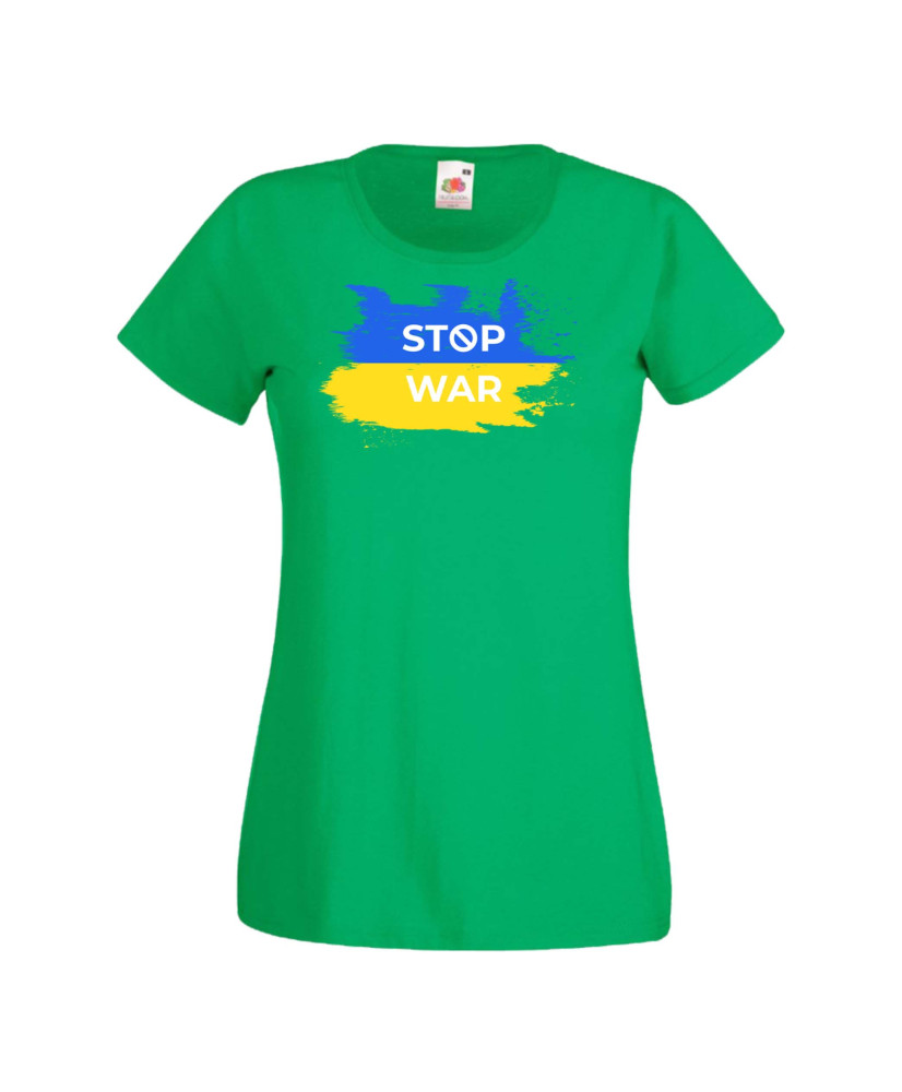 Дамска тениска Украйна Stop War 5 Дамска тениска Украйна Stop War 5