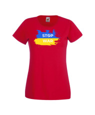 Дамска тениска Украйна Stop War 5