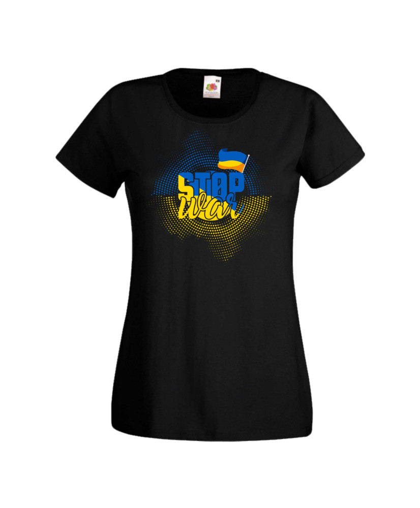 Дамска тениска Украйна Stop War 6 Дамска тениска Украйна Stop War 6