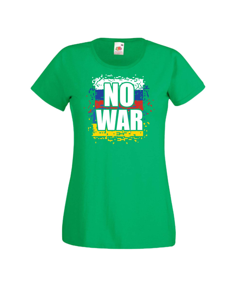 Дамска тениска Украйна No War