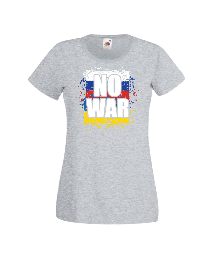 Дамска тениска Украйна No War
