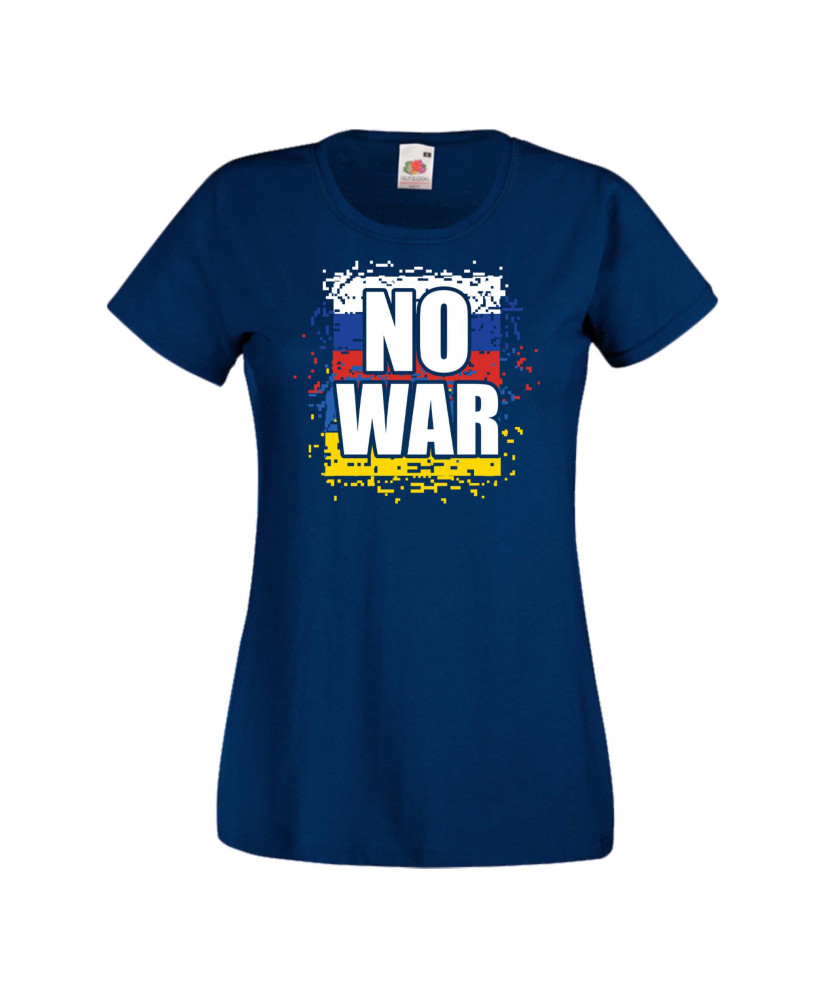 Дамска тениска Украйна No War