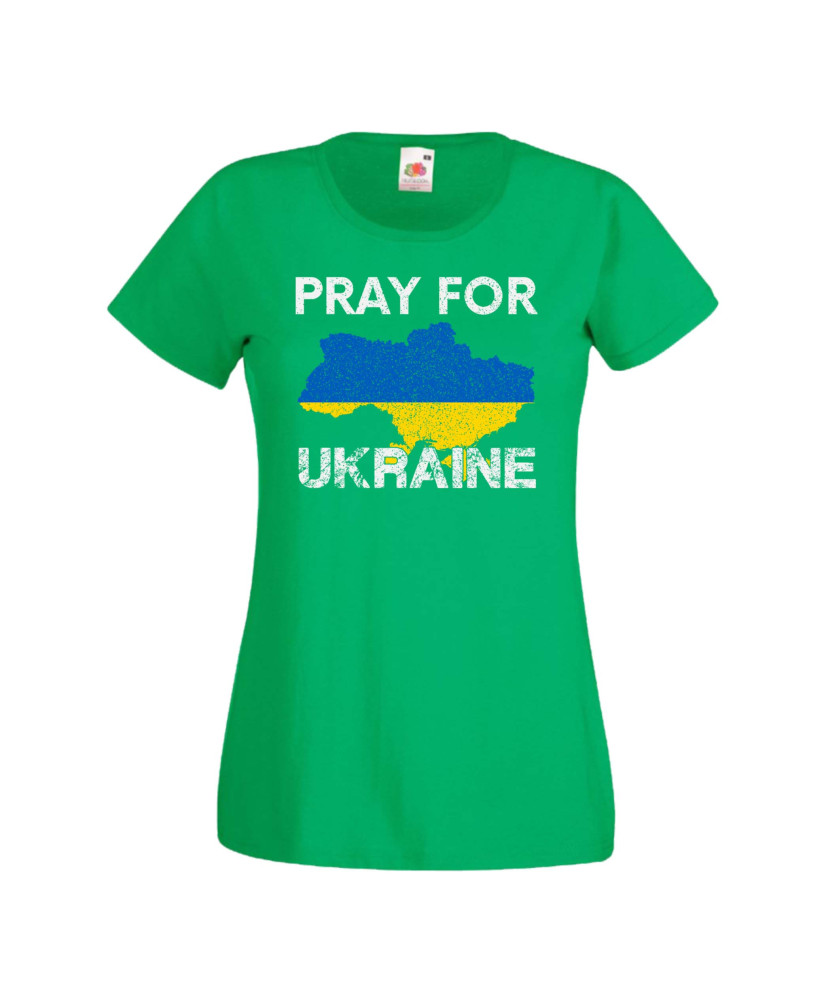 Дамска тениска Украйна Pray For Ukraine 2 Дамска тениска Украйна Pray For Ukraine 2