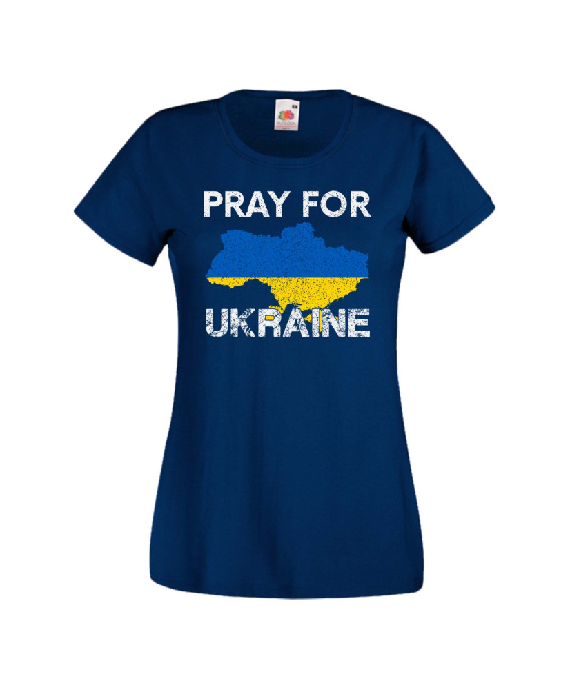 Дамска тениска Украйна Pray For Ukraine 2 Дамска тениска Украйна Pray For Ukraine 2