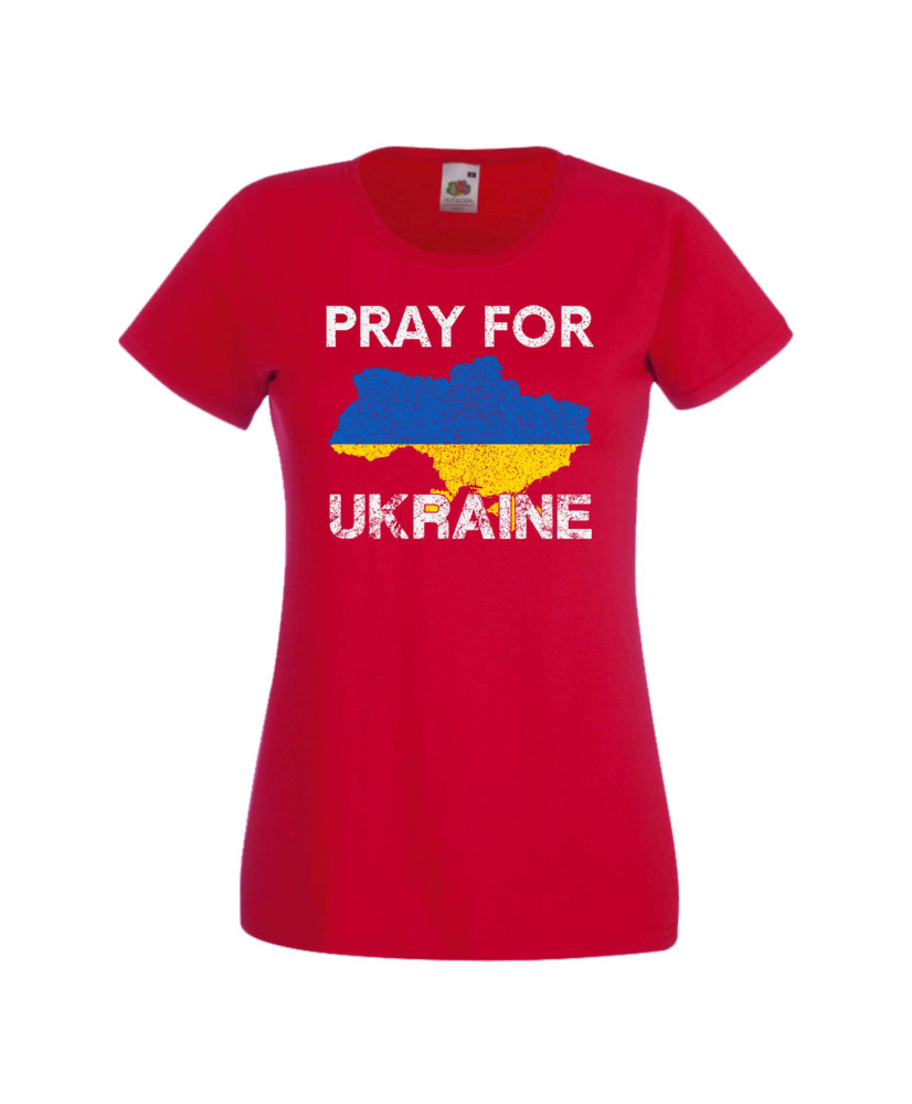 Дамска тениска Украйна Pray For Ukraine 2 Дамска тениска Украйна Pray For Ukraine 2