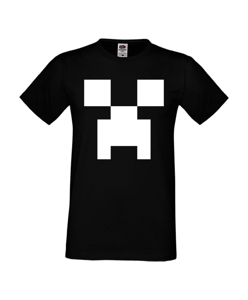 Мъжка тениска Minecraft Creeper Face 1