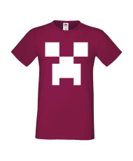 Мъжка тениска Minecraft Creeper Face 1