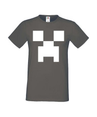 Мъжка тениска Minecraft Creeper Face 1