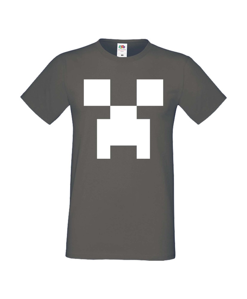 Мъжка тениска Minecraft Creeper Face 1