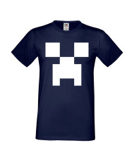 Мъжка тениска Minecraft Creeper Face 1