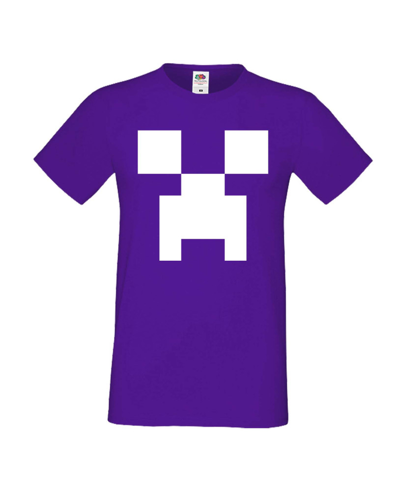 Мъжка тениска Minecraft Creeper Face 1