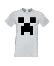 Мъжка тениска Minecraft Creeper Face 1