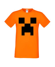 Мъжка тениска Minecraft Creeper Face 1