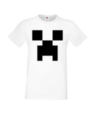 Мъжка тениска Minecraft Creeper Face 1