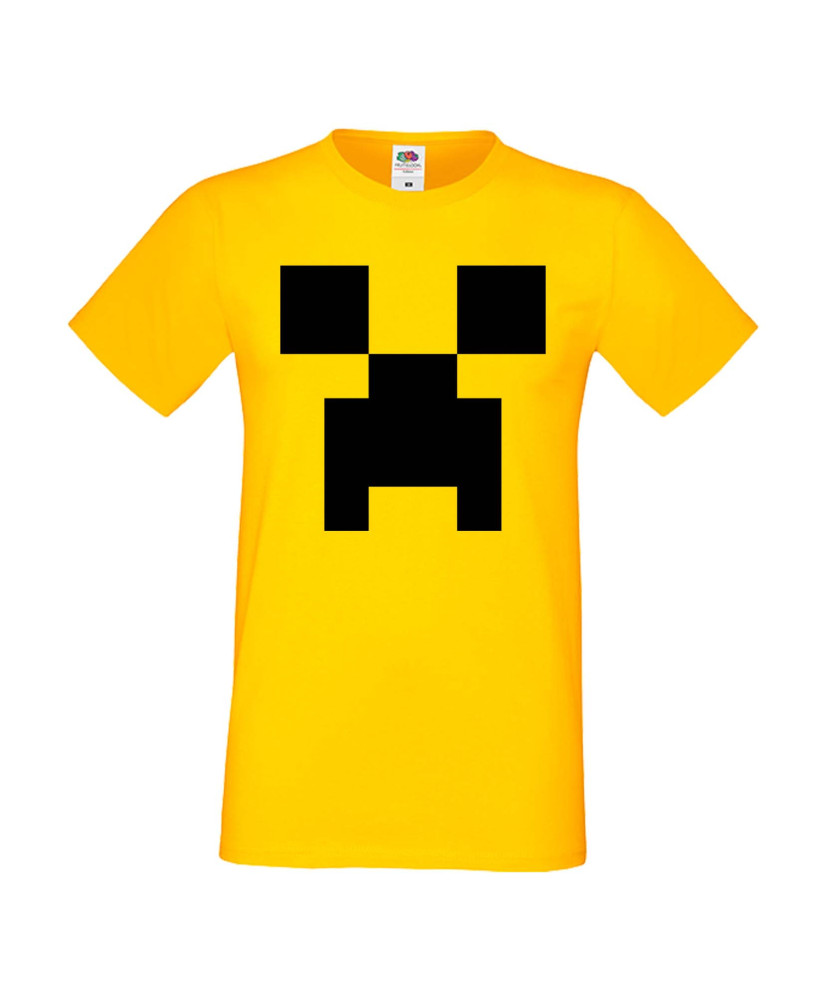 Мъжка тениска Minecraft Creeper Face 1