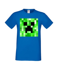 Мъжка тениска Minecraft Creeper Face 2