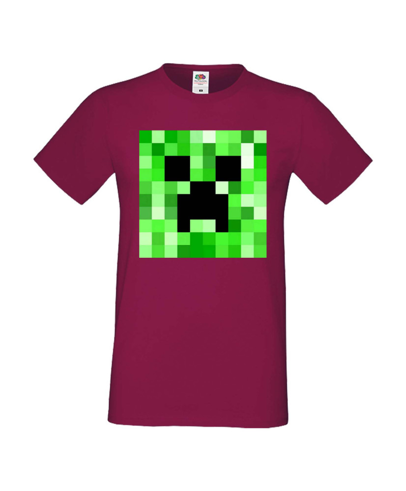 Мъжка тениска Minecraft Creeper Face 2