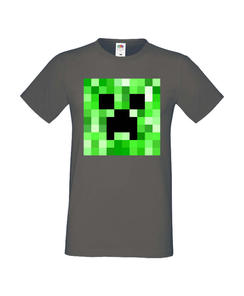 Мъжка тениска Minecraft Creeper Face 2