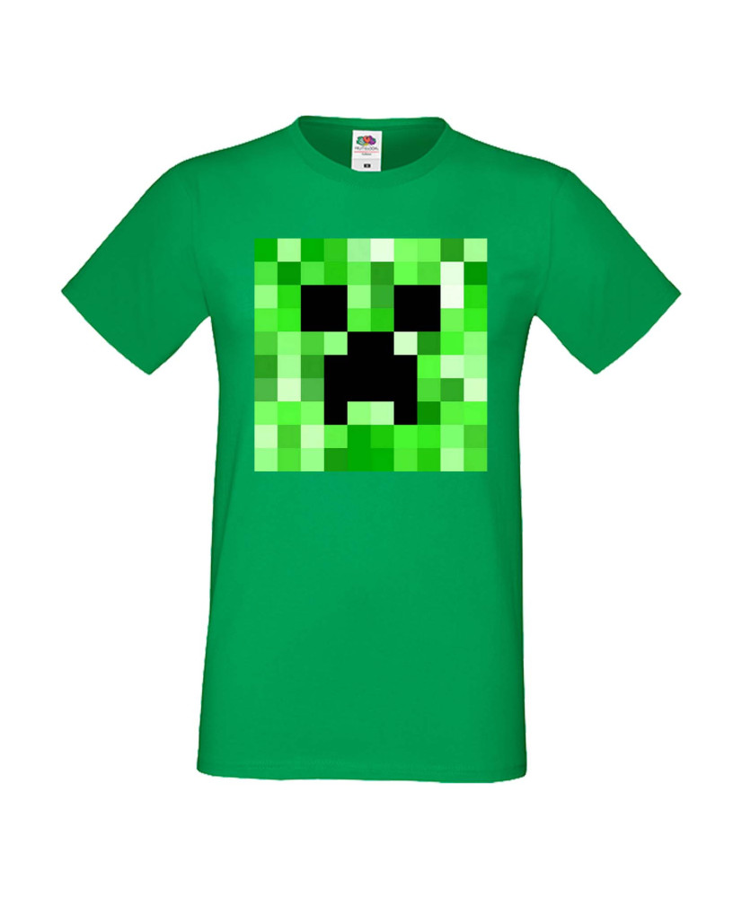 Мъжка тениска Minecraft Creeper Face 2