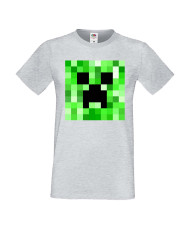 Мъжка тениска Minecraft Creeper Face 2