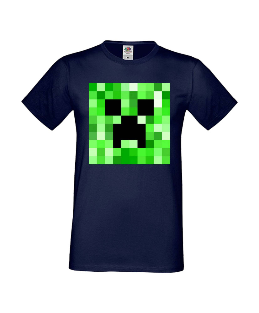 Мъжка тениска Minecraft Creeper Face 2