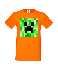 Мъжка тениска Minecraft Creeper Face 2