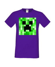 Мъжка тениска Minecraft Creeper Face 2