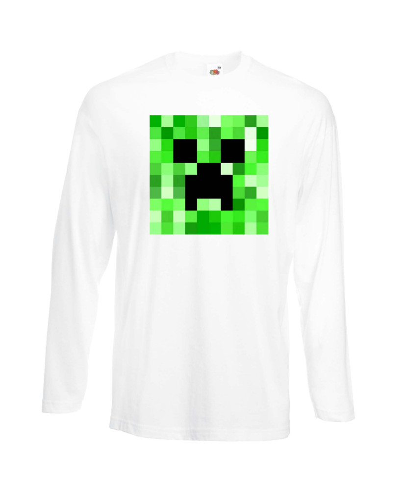 Мъжка тениска Minecraft Creeper Face 2