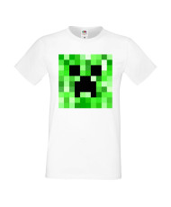 Мъжка тениска Minecraft Creeper Face 2