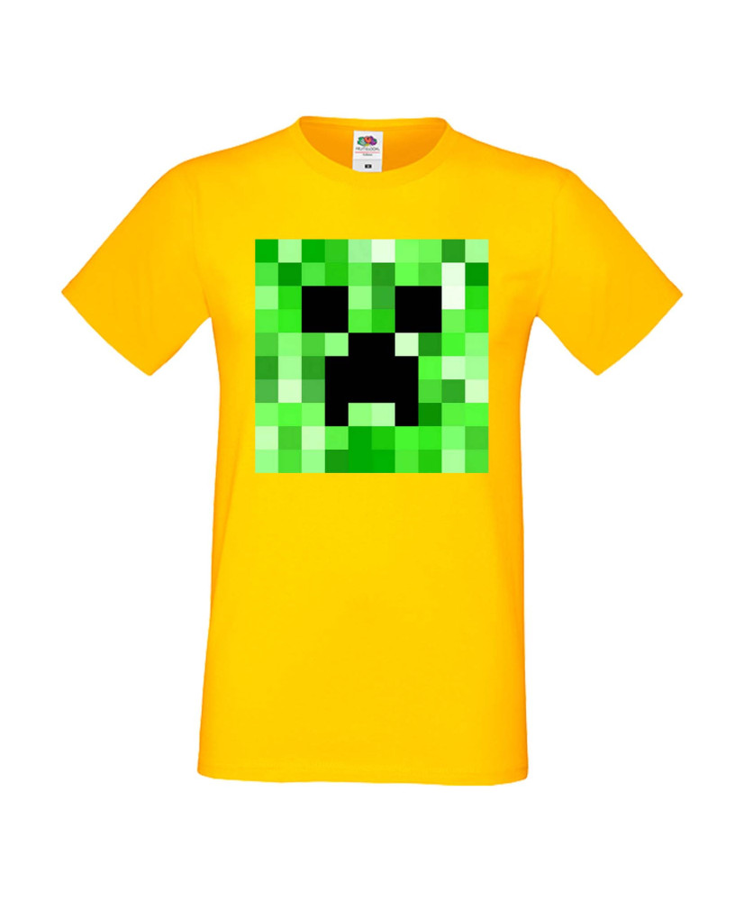 Мъжка тениска Minecraft Creeper Face 2