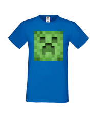 Мъжка тениска Minecraft Creeper Face 3